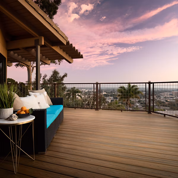 Trex Havana Gold composite decking color